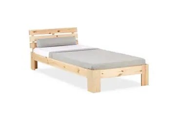 Homestyle4u Holzbett mit Lattenrost 90 x 200 cm