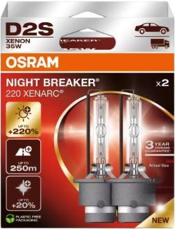 Osram Xenarc Night Breaker 220 D2S 2 Stk. (66240XN2-2HB) Osram Xenarc Night Breaker 220 D2S 2 Stk. (66240XN2-2HB)