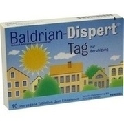 BALDRIAN DISPERT TAG, 40 überzog. Tbl. Tag zur Beruhigung BALDRIAN DISPERT TAG, 40 überzog. Tbl. Tag zur Beruhigung
