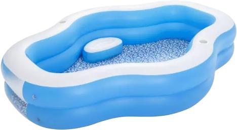 Bestway Family Pool Splash View mit Seitenfenster 270 x 198 x 51 cm (54409)
