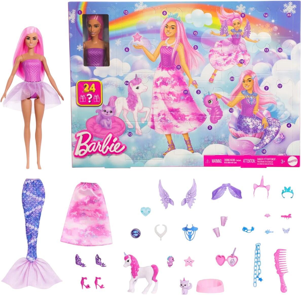 Mattel Barbie-Adventskalender 2025