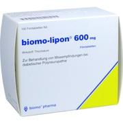 biomo pharma BIOMO LIPON 600, 100 Filmtbl. (N3)