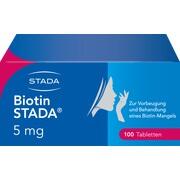 STADA Consumer Health BIOTIN STADA 5MG, 100 Tbl. (N3) 5 mg