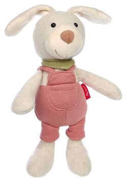 Sigikid Kuscheltier Hase mit Latzhose