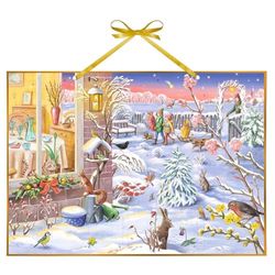 St. Benno Adventskalender Blüten im Schnee