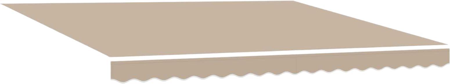 vidaXL Einziehbare Markise  400 × 300 cm (3330613)