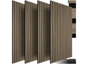 tectake Akustikpaneele Sonic Wall Eiche 4er Set (406037)