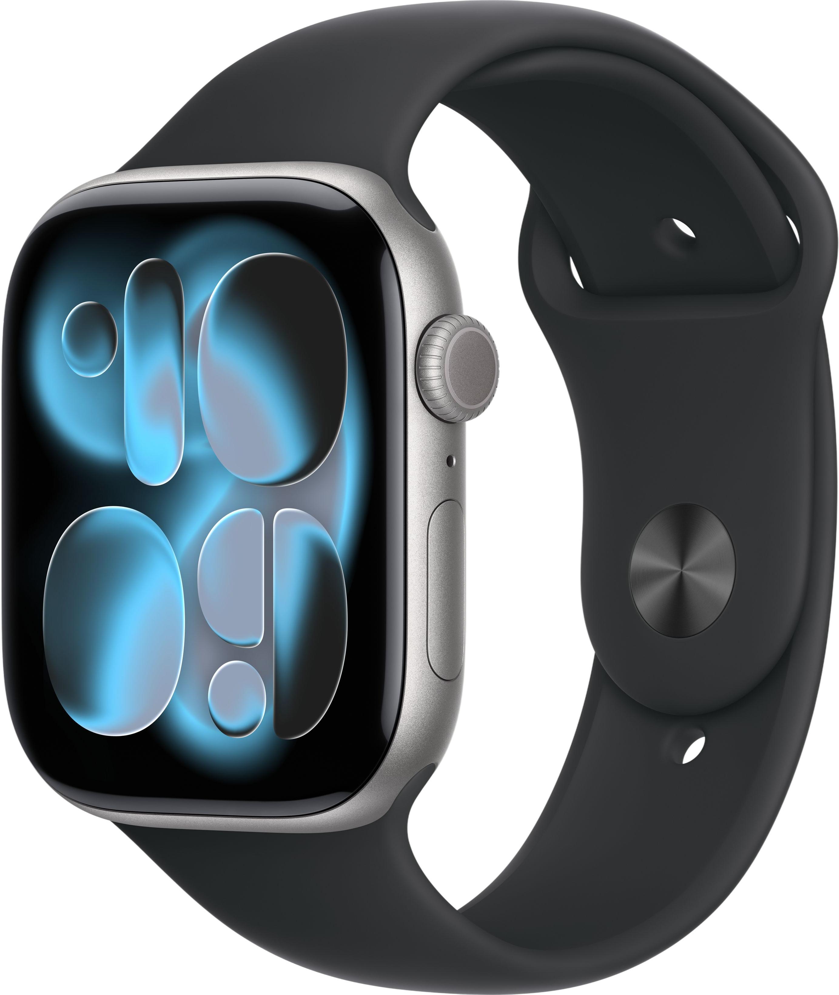 Apple Watch Series 11 GPS + Cellular 46 mm Aluminium mit Sportarmband M/L (MFCA4ZR/A)