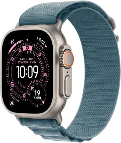 Apple Watch Ultra 3 GPS + Cellular 49 mm Titan mit Alpine Loop Medium (	MEWM4QF/A)