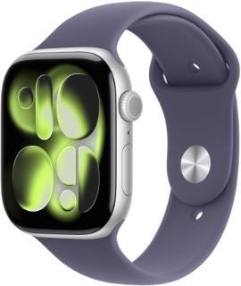 Apple Watch Series 11 GPS 46 mm Aluminium mit Sportarmband M/L (MEVA4ZR/A)