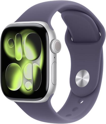 Apple Watch Series 11 GPS + Cellular 42 mm Aluminium mit Sportarmband M/L (MF8J4ZR/A)