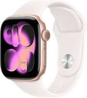 Apple Watch Series 11 GPS 42 mm Aluminium mit Sportarmband S/M (MEU04ZR/A)