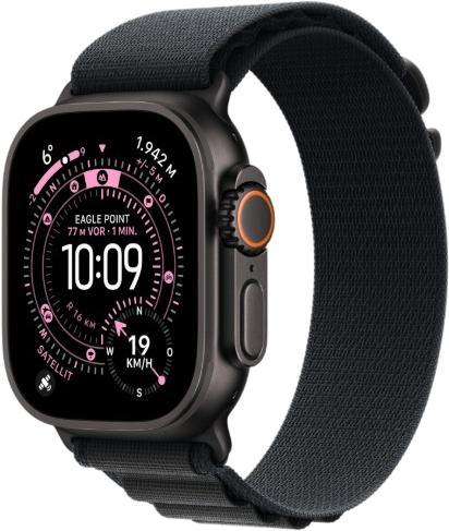 Apple Watch Ultra 3 GPS + Cellular 49 mm Titan mit Alpine Loop Medium (MF0V4QF/A)