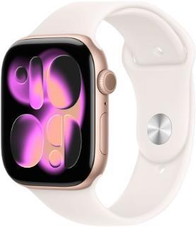 Apple Watch Series 11 GPS 46 mm Aluminium mit Sportarmband M/L (MEV74ZR/A)