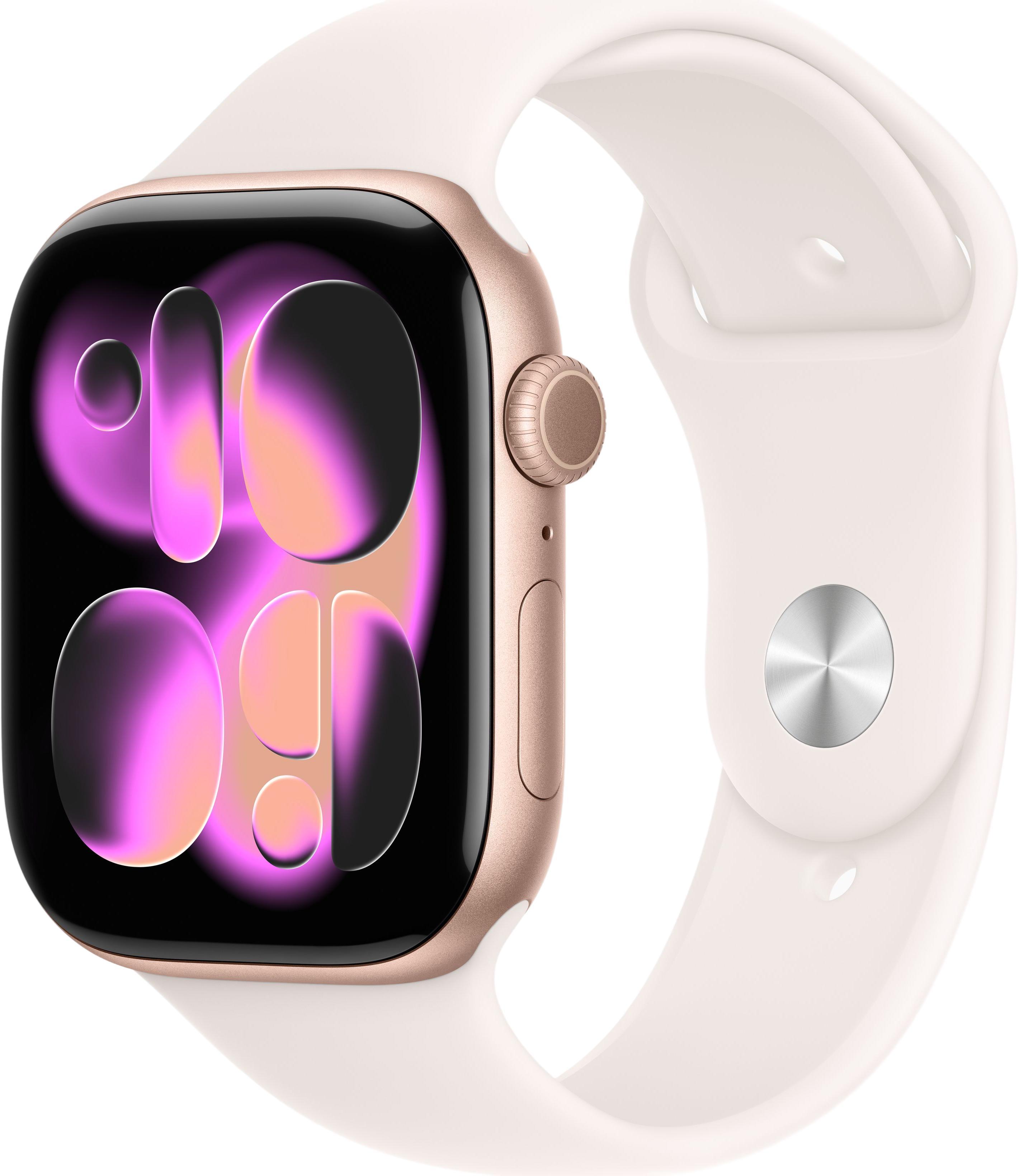 Apple Watch Series 11 GPS + Cellular 46 mm Aluminium mit Sportarmband M/L (MFCJ4ZR/A)