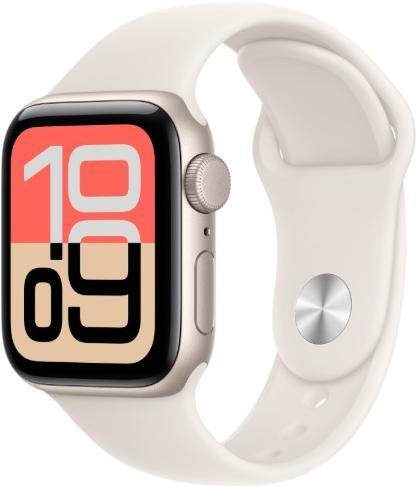 Apple Watch SE 3 GPS 40 mm Aluminium mit Sportarmband M/L (MEH54ZR/A)