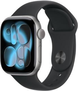 Apple Watch Series 11 GPS 42 mm Aluminium mit Sportarmband M/L (MEQX4ZR/A)