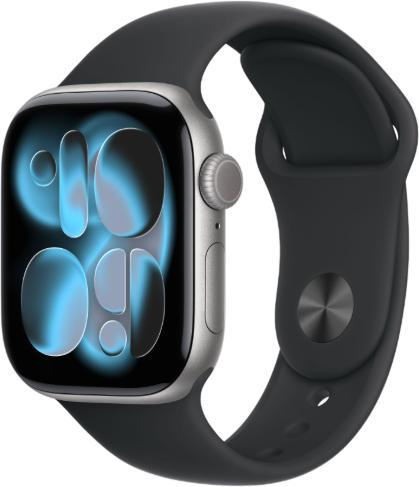 Apple Watch Series 11 GPS + Cellular 42 mm Aluminium mit Sportarmband S/M (MF8A4ZR/A)