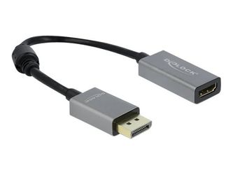 Delock Aktiver DisplayPort 1.4 zu HDMI Adapter 4K 60 Hz HDR (66436)