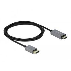 Delock Aktives DisplayPort 1.4 zu HDMI Kabel 4K 60 Hz HDR 2 m (85929)