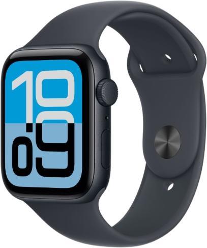 Apple Watch SE 3 GPS 44 mm Aluminium mit Sportarmband M/L (MEHQ4ZR/A)