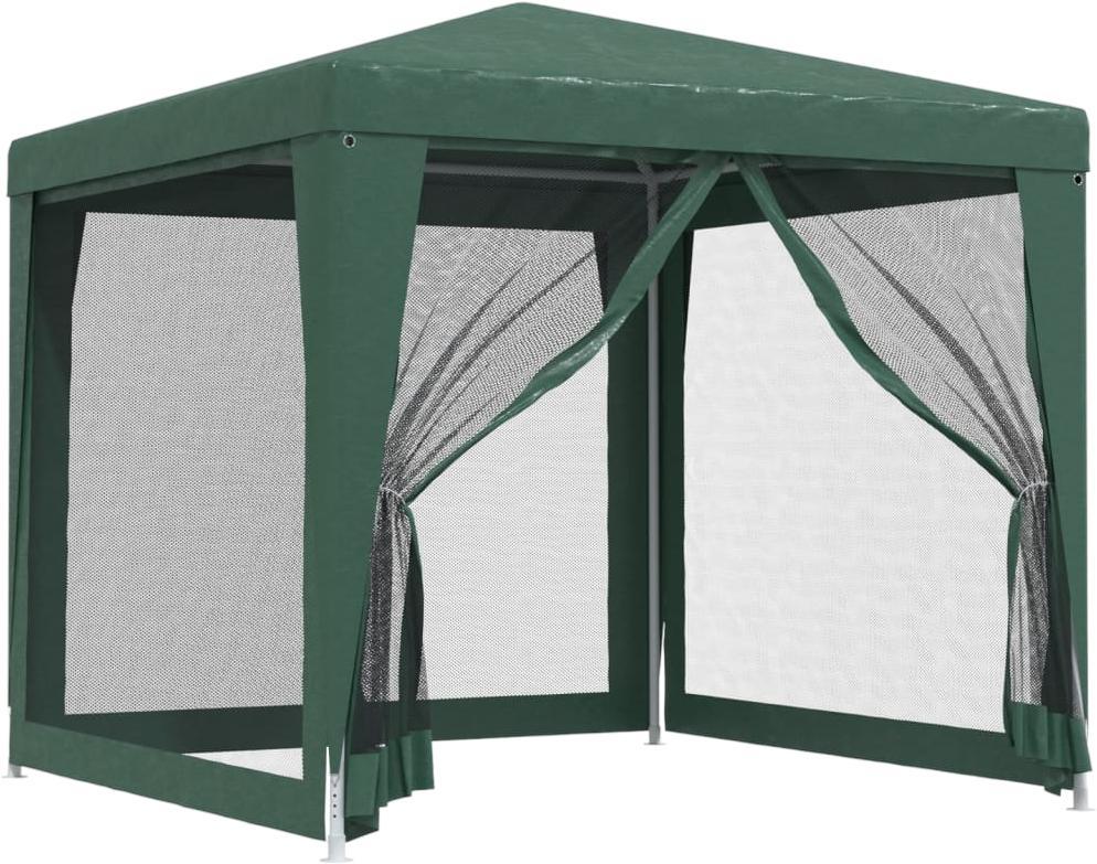 vidaXL Partyzelt mit 4 Mesh-Seitenwänden HDPE 2,5 x 2,5 m (319223)