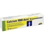 CALCIUM 1000 DURA BRAUSETA, 20 Brausetbl. (N1) 1000 mg