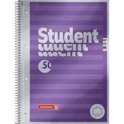 Brunnen Collegeblock Premium Student Noten A4 Lineatur 14 50 Blatt