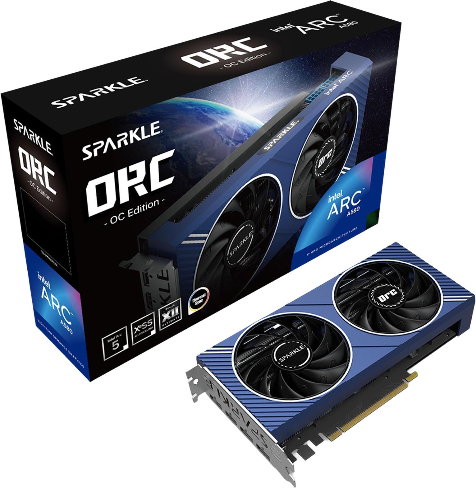SPARKLE Arc A580 ORC OC 8GB (1A1-S00401401G) SPARKLE Arc A580 ORC OC 8GB (1A1-S00401401G)