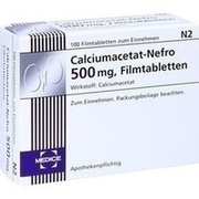 CALCIUMACETAT NEFRO 500MG, 100 Filmtbl. (N2) 500 mg