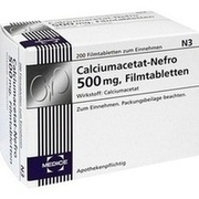 CALCIUMACETAT NEFRO 500MG, 200 Filmtbl. (N3) 500 mg