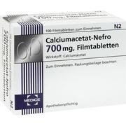 CALCIUMACETAT NEFRO 700MG, 100 Filmtbl. (N2) 700 mg