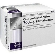 CALCIUMACETAT NEFRO 700MG, 200 Filmtbl. (N3) 700 mg