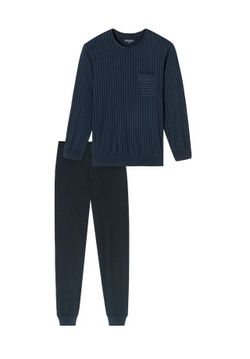 Schiesser Comfort Essentials Schlafanzug lang Bündchen (182196) Schiesser Comfort Essentials Schlafanzug lang Bündchen (182196)