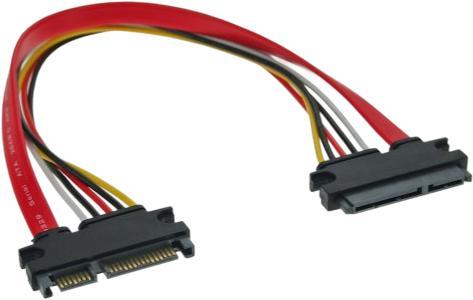 Inline SATA+Strom Verlängerung 0,5 m (29652B) Inline SATA+Strom Verlängerung 0,5 m (29652B)