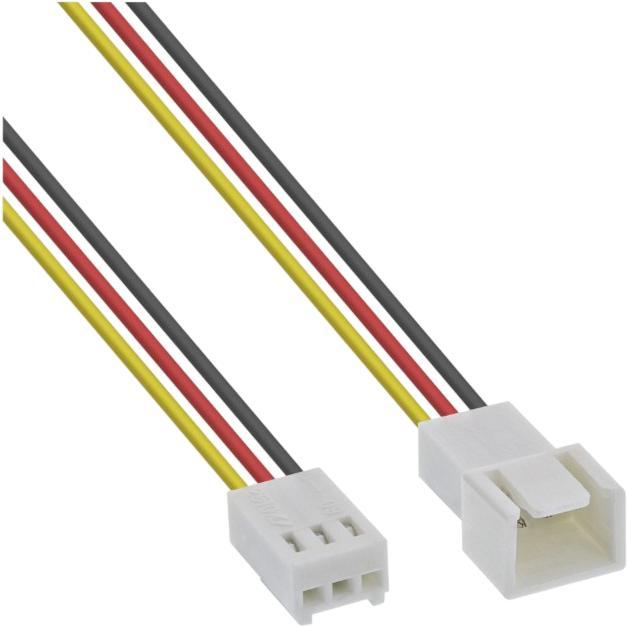 Inline Lüfterkabel Verlängerung 3pol Molex Stecker 0,3 m (33328) Inline Lüfterkabel Verlängerung 3pol Molex Stecker 0,3 m (33328)