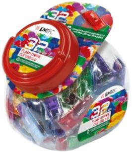 Emtec C410 Color Mix 32GB 80er Pack (ECMMD32GC410JAR)