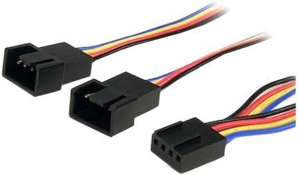 StarTech.com Y-Kabel für Lüfter - 4 Pin PWM Splitter Kabel Bu/St 30 cm (FAN4SPLIT12) StarTech.com Y-Kabel für Lüfter - 4 Pin PWM Splitter Kabel Bu/St 30 cm (FAN4SPLIT12)