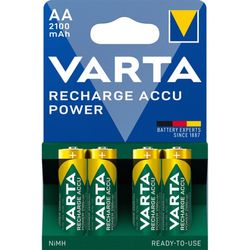 Varta Recharge Accu Power Mignon AA NiMH 2100 mAh 4er Pack (56706-101-404)