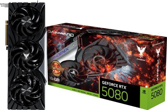 Gainward GeForce RTX 5080 Phoenix GS 16GB (NE75080S19T2-GB2031X) Gainward GeForce RTX 5080 Phoenix GS 16GB (NE75080S19T2-GB2031X)