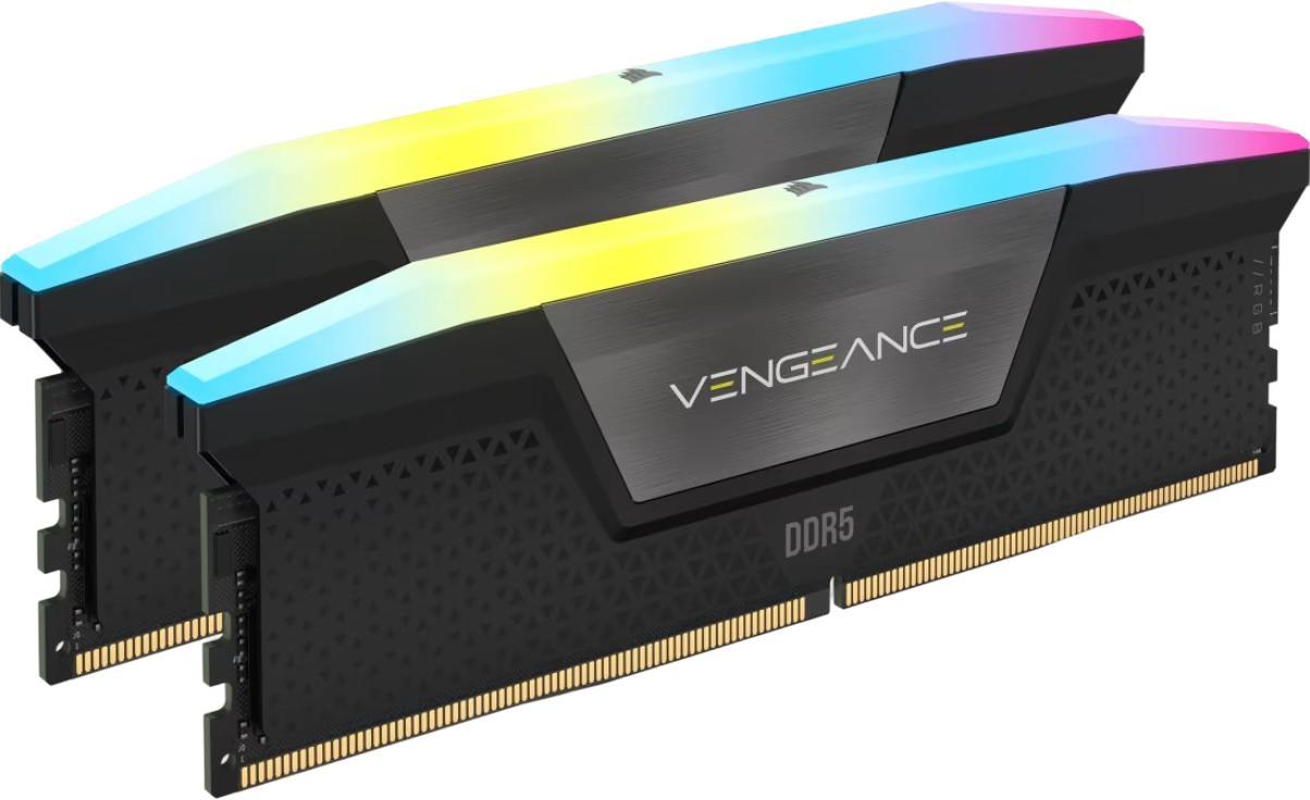 Corsair Vengeance RGB DDR5-5600 64GB Kit (CMH64GX5M2B5600C40) Corsair Vengeance RGB DDR5-5600 64GB Kit (CMH64GX5M2B5600C40)