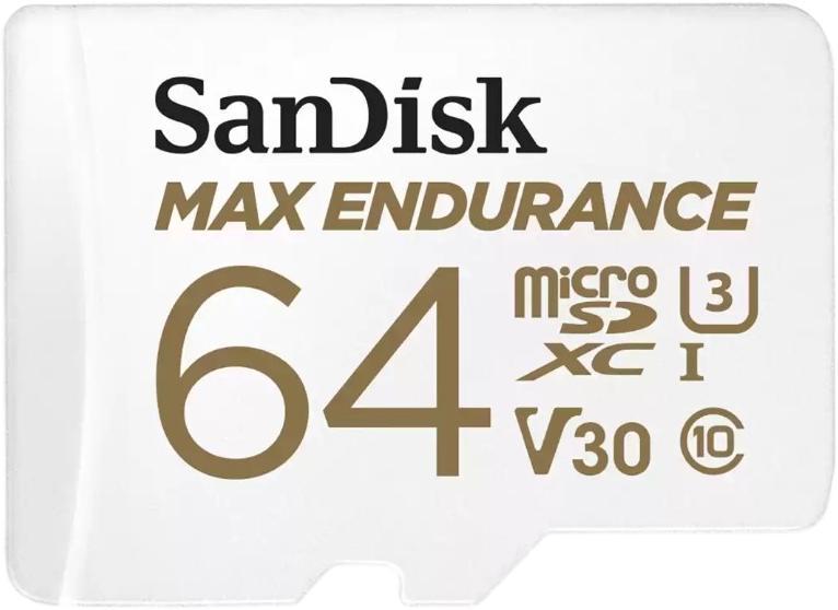 SanDisk Max Endurance R100/W40 microSDXC 64GB Kit (SDSQQVR-064G)