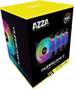 AZZA Hurricane II Digital RGB 4er Pack (FFAZ-12DRGB2-241)