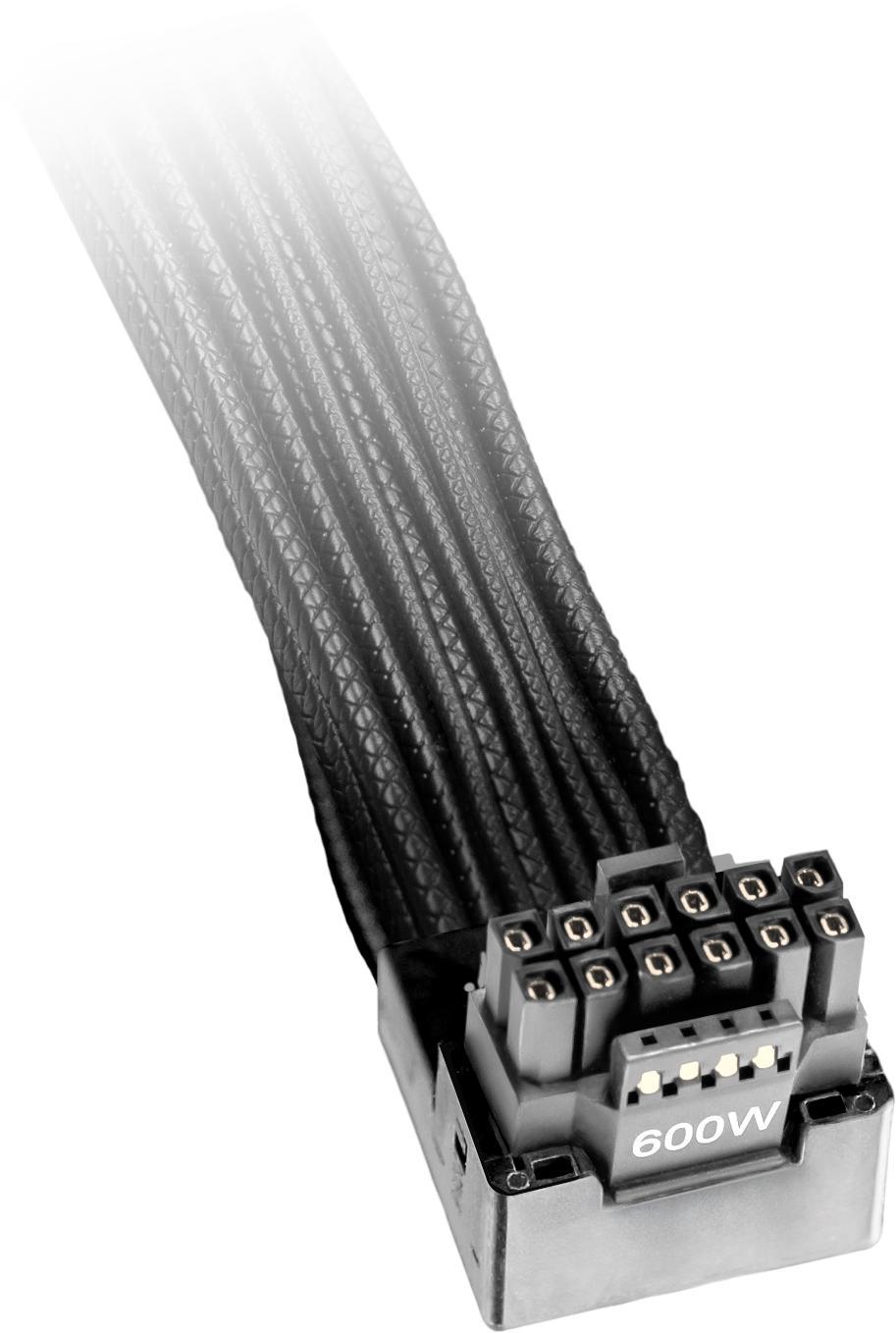 be quiet! 12V-2x6 / 12VHPWR 90° Reversed Cable PCI-E (BC074)