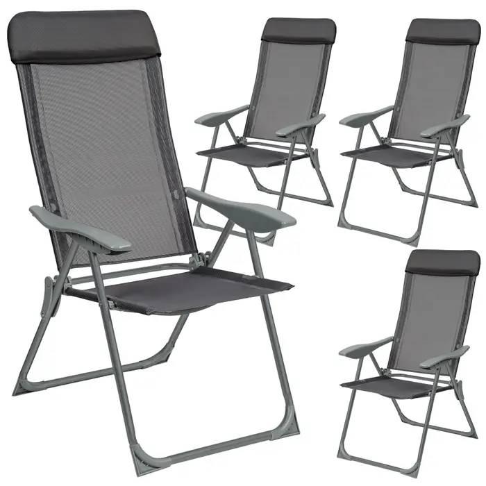 tectake 4x Maurine Gartenstuhl (405971)
