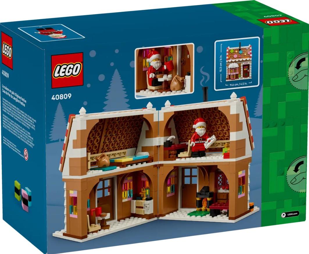 LEGO Weihnachtliches Lebkuchenhaus (40809)