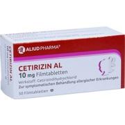 ALIUD Pharma CETIRIZIN AL 10MG FILMTABL, 50 Filmtbl. (N2)