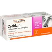Ratiopharm Cetirizin-ratiopharm 10MG, 7 Filmtbl. (N1) Ratiopharm Cetirizin-ratiopharm 10MG, 7 Filmtbl. (N1)