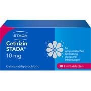 STADA Consumer Health CETIRIZIN STADA 10MG, 20 Filmtbl. (N1) 10 mg STADA Consumer Health CETIRIZIN STADA 10MG, 20 Filmtbl. (N1) 10 mg