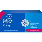 STADA Consumer Health CETIRIZIN STADA 10MG, 7 Filmtbl. (N1) 10 mg STADA Consumer Health CETIRIZIN STADA 10MG, 7 Filmtbl. (N1) 10 mg